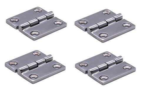 Stainless steel butt hinge - stainless,