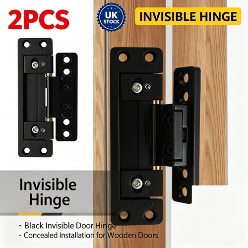 2pcs hidden door hinges - hidden,