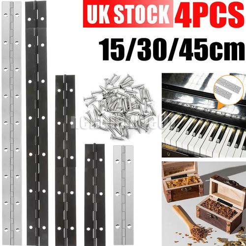 Pcs piano hinge long - 4, heavy