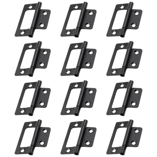 Pcs black door hinges 2 - black,