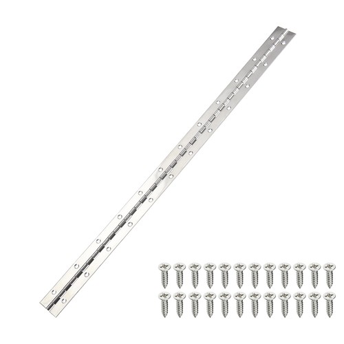Stainless steel piano hinge - stainless, 24
