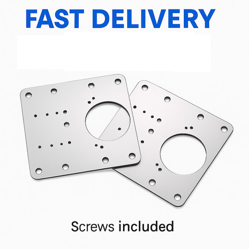 Cabinet hinge repair plate - hinge, (2