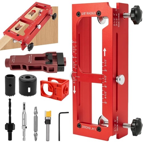 Door hinge jig - jig,, aluminum