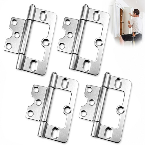 4pcs flush hinges - hinges, inch