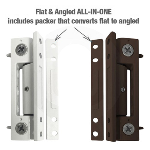 Upvc butt door hinge - 100mm,