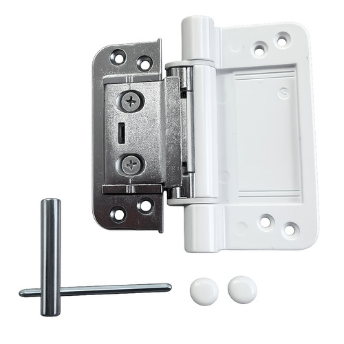 Composite doors hinge white - hinge,