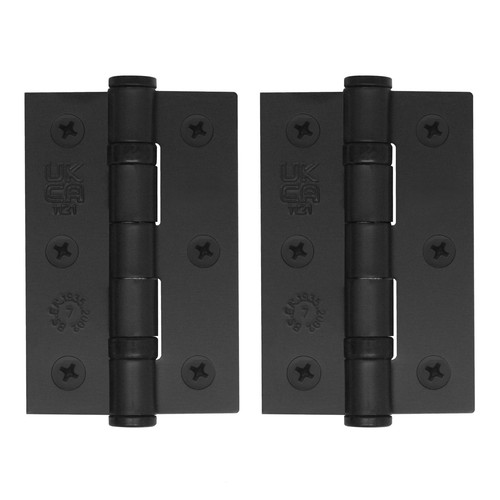 Black internal door - internal, hinge
