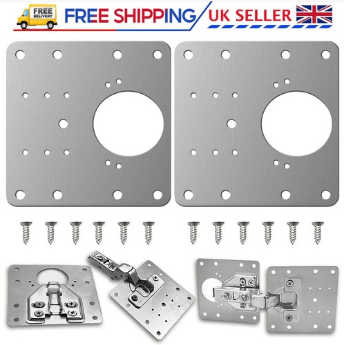 Cabinet hinge repair plate - repair,