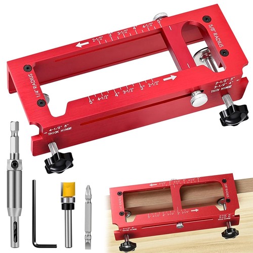 Door hinge jig for - door,
