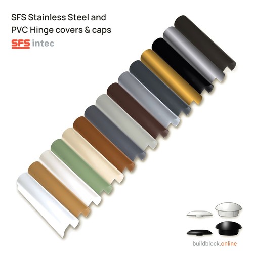 Sfs door hinge covers intec - sfs, 2d