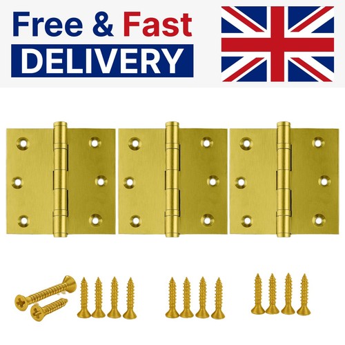 Brass ball bearing door - brass, hinges