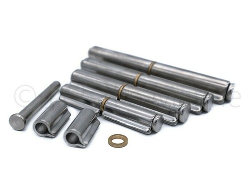 Stainless steel weld hinge - on,